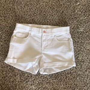 White denim shorts!